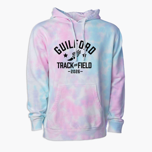 Guilford Charter School Track and Field Premium Tie-Dye Hoodie