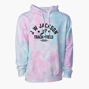 J W Jackson Adventist Academy Track and Field Premium Tie-Dye Hoodie