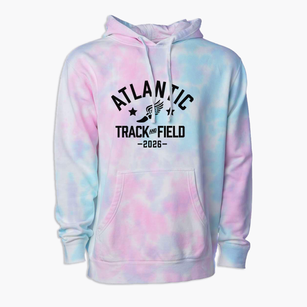 Atlantic Elementary School Track and Field Premium Tie-Dye Hoodie