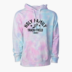 Holy Family School Track and Field Premium Tie-Dye Hoodie