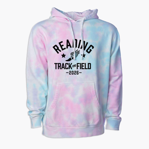 Reading High School Track and Field Premium Tie-Dye Hoodie