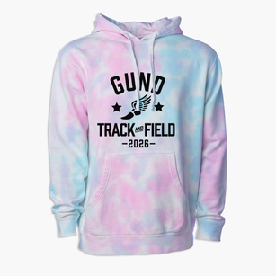 Gund School Track and Field Premium Tie-Dye Hoodie