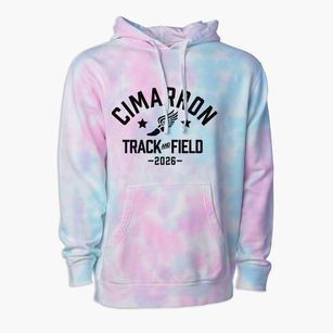 Cimarron Christian Academy Track and Field Premium Tie-Dye Hoodie