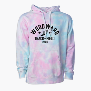 Woodward Middle School Track and Field Premium Tie-Dye Hoodie