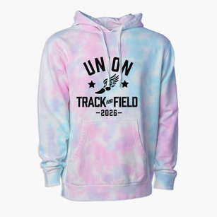 Union Baptist Christian School Track and Field Premium Tie-Dye Hoodie