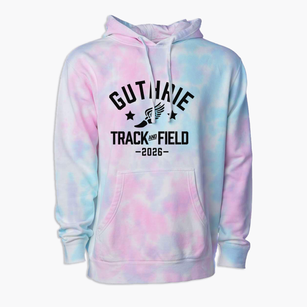Guthrie Upper Elementary School Track and Field Premium Tie-Dye Hoodie