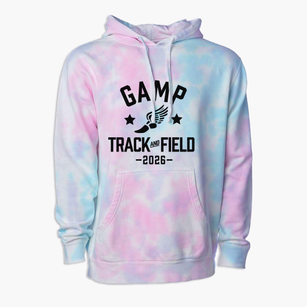 Girard Academic Music Program Track and Field Premium Tie-Dye Hoodie