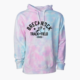 Brecknock Elementary School Track and Field Premium Tie-Dye Hoodie