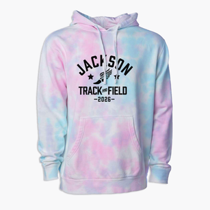 Jackson Christian Middle School Track and Field Premium Tie-Dye Hoodie
