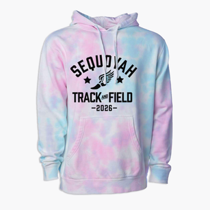 Sequoyah Elementary School Track and Field Premium Tie-Dye Hoodie