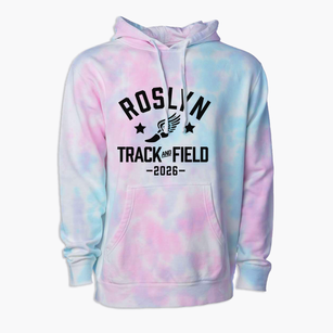 Roslyn Bell Girls Academy Track and Field Premium Tie-Dye Hoodie