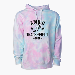 Amqui Elementary School Track and Field Premium Tie-Dye Hoodie