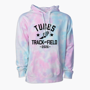 Tubbs Elementary School Track and Field Premium Tie-Dye Hoodie