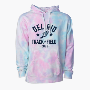Del Rio High School Track and Field Premium Tie-Dye Hoodie
