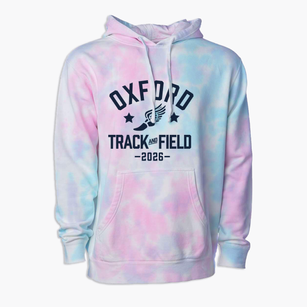 Oxford School Track and Field Premium Tie-Dye Hoodie