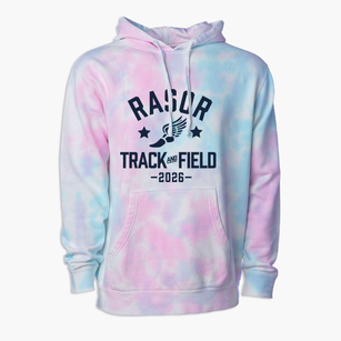 Rasor Elementary School Track and Field Premium Tie-Dye Hoodie