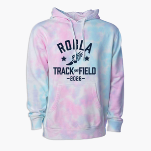 Robla Elementary School Track and Field Premium Tie-Dye Hoodie