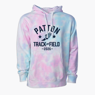 Patton Elementary School Track and Field Premium Tie-Dye Hoodie
