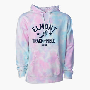 Elmont Elementary School Track and Field Premium Tie-Dye Hoodie