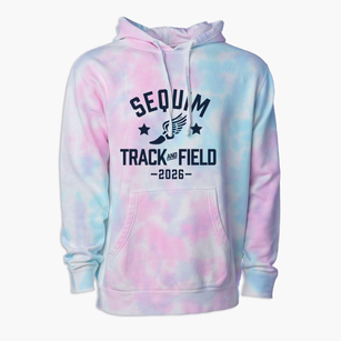 Sequim Sda School Track and Field Premium Tie-Dye Hoodie