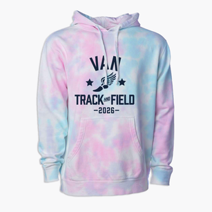 Van Elementary School Track and Field Premium Tie-Dye Hoodie