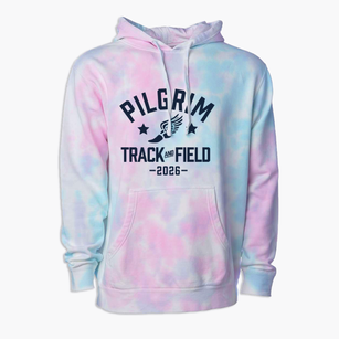 Pilgrim Lutheran School Track and Field Premium Tie-Dye Hoodie