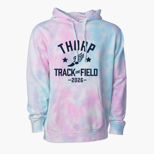 Thorp Elementary School Track and Field Premium Tie-Dye Hoodie