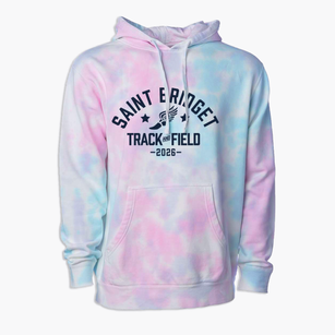 Saint Bridget Track and Field Premium Tie-Dye Hoodie