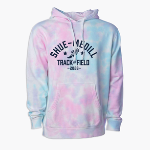 Shue-medill Middle School Track and Field Premium Tie-Dye Hoodie