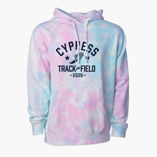 Cypress Elementary School Track and Field Premium Tie-Dye Hoodie