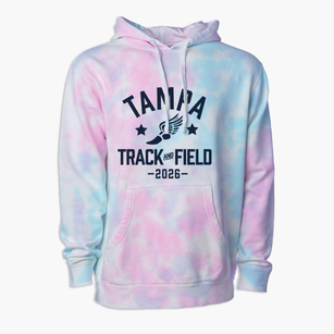 Tampa Adventist Academy Track and Field Premium Tie-Dye Hoodie