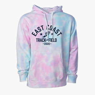 East Coast Academy Track and Field Premium Tie-Dye Hoodie