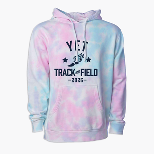 Yet Academy Track and Field Premium Tie-Dye Hoodie