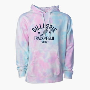 Gillespie Elementary School Track and Field Premium Tie-Dye Hoodie