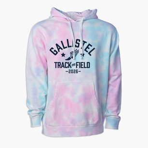 Gallistel Language Academy Branch Track and Field Premium Tie-Dye Hoodie