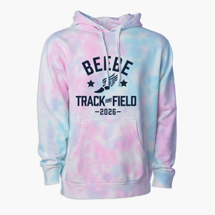 Beebe Elementary School Track and Field Premium Tie-Dye Hoodie
