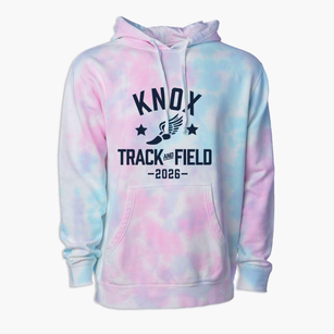 Knox Middle School Track and Field Premium Tie-Dye Hoodie
