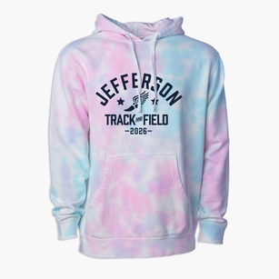 Jefferson Elementary School Track and Field Premium Tie-Dye Hoodie