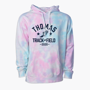 Thomas Junior High School Track and Field Premium Tie-Dye Hoodie