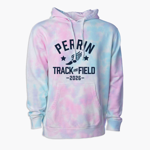 Perrin Early Learning Center Track and Field Premium Tie-Dye Hoodie