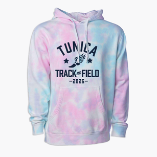 Tunica Elementary School Track and Field Premium Tie-Dye Hoodie
