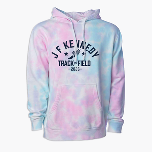 J F Kennedy School Track and Field Premium Tie-Dye Hoodie