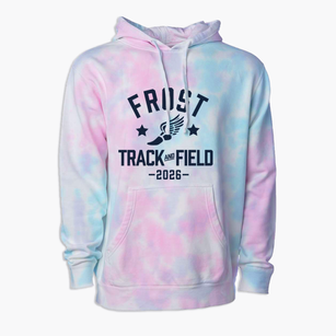 Frost Middle School Track and Field Premium Tie-Dye Hoodie