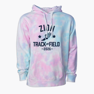 Zion Lutheran School Track and Field Premium Tie-Dye Hoodie