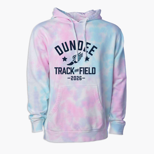 Dundee Elementary School Track and Field Premium Tie-Dye Hoodie