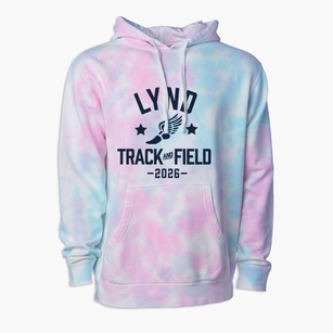 Lynd Elementary School Track and Field Premium Tie-Dye Hoodie