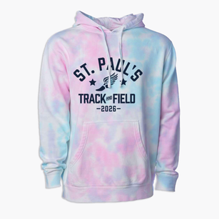 Saint Paul's Lutheran School Track and Field Premium Tie-Dye Hoodie