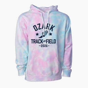 Ozark Upper Elementary School Track and Field Premium Tie-Dye Hoodie