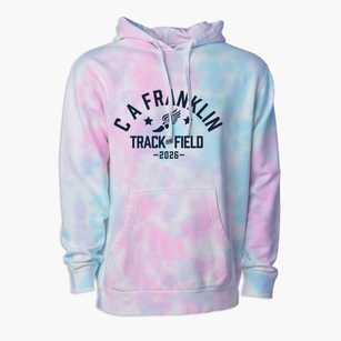 C A Franklin Applied Learning Magnet Track and Field Premium Tie-Dye Hoodie