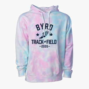 Byrd Middle School Track and Field Premium Tie-Dye Hoodie